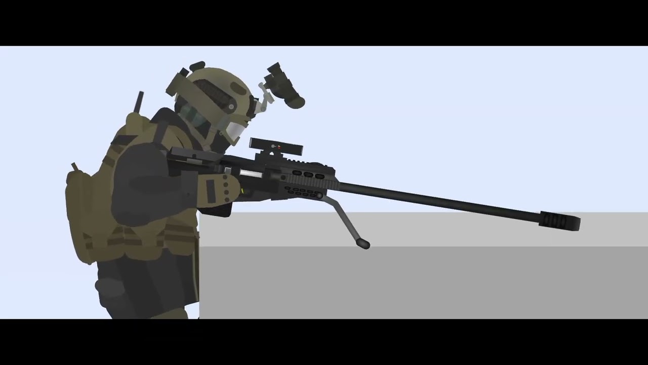 A Sniper ANIMATION || STICK NODES....