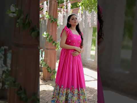 Exclusive Rich Designer Print Green Color Gown