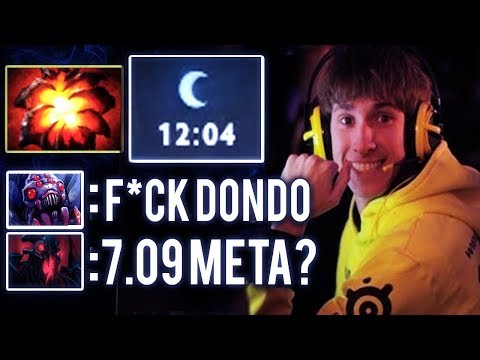 WTF NAVI DENDI 12 MIN ROSHAN CARRY DAZZLE FAST GAME 7.09 META DOTA 2