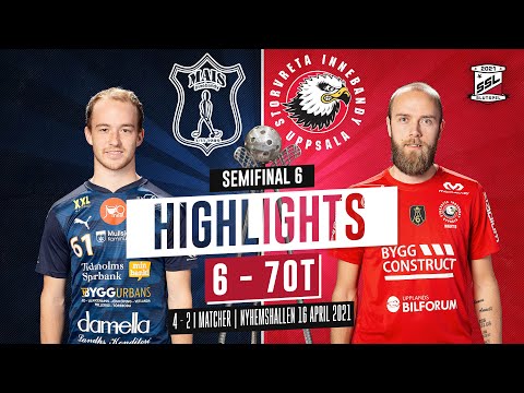 Highlights Semifinal 6 Mullsjö AIS vs Storvreta IBK 6-7 OT