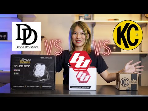 Baja Designs VS  Diode Dynamics VS KC｜Which Pod Light Will You Choose?