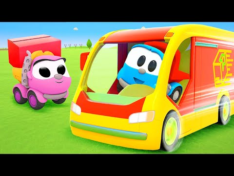 Leo der Lastwagen - Neue Saison. Cartoon mit Leo und Co. Lieferwagen - Neue Folge