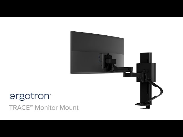 Vidéo teaser pour Ergotron's Award-Winning TRACE™ Monitor Mount: In Motion