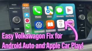 How To Fix Your Volkswagen Android Auto and Carplay Issues in Six Seconds