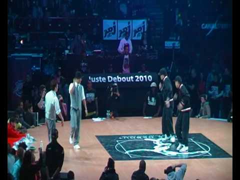 Juste Debout 2010 Locking Final 1st Round- Hitly & Bosch Vs Bing Bing & Aya