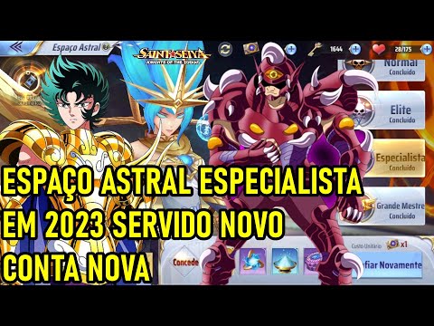ESPAÇO ASTRAL ESPECIALISTA ATUALIZADO 2023 COMO FAZER SAINT SEIYA AWAKENING