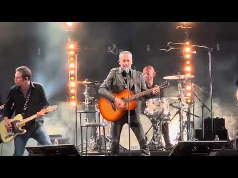 Jean-Baptiste Guégan - Gabrielle : Concert Onnaing 12/07/2024 Sosie vocal de Johnny Hallyday