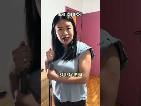 Uvek me pitate kako učim srpski, evo jednog primera hehe 😄#đimr #srbija #srpski