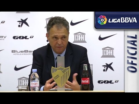 Press Conference Caparrós after Málaga CF (1-0) Levante UD - HD