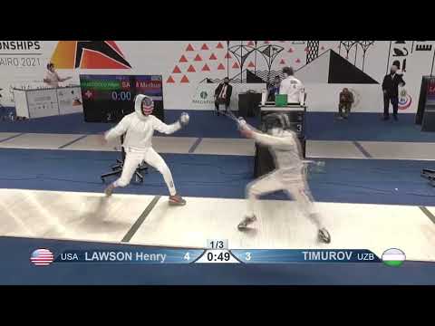 Cairo Worlds 2021 CME - L32 - Lawson USA v Timurov UZB