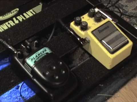 Ibanez Flanger pedals old versus newish Soundtank vs FL-9 effect pedal demo