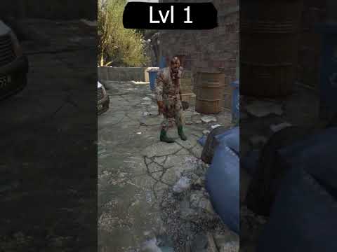 Lvl 1 vs Lvl 250 Dying Light #shorts