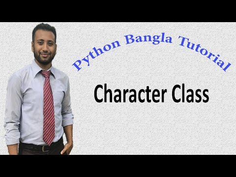 Python Bangla Tutorials 65 Character Class