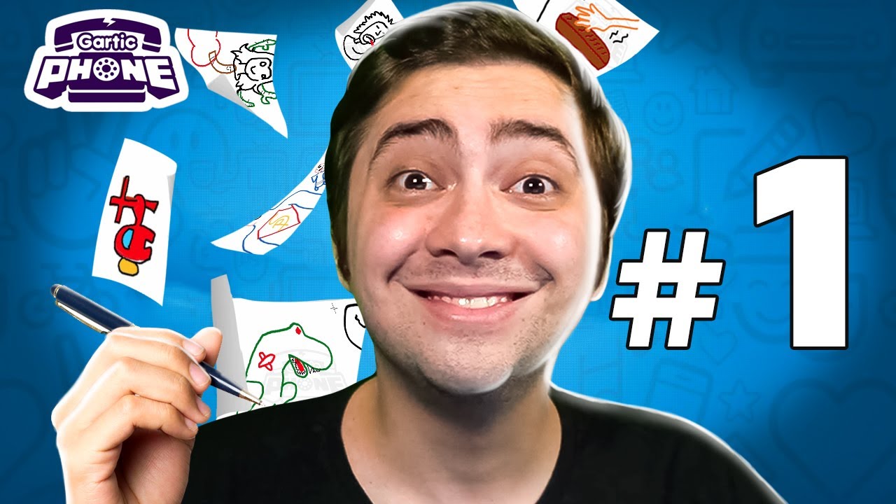 alanzoka jogando Gartic Phone com os amigos - #1
