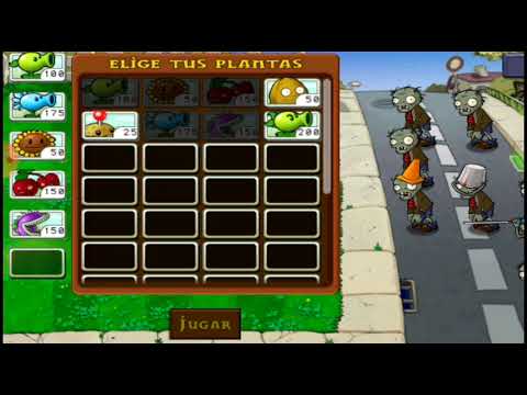 jugando plantas contra zombies  con mi hermana