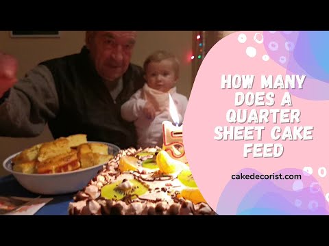 How Many Does A Quarter Sheet Cake Feed
