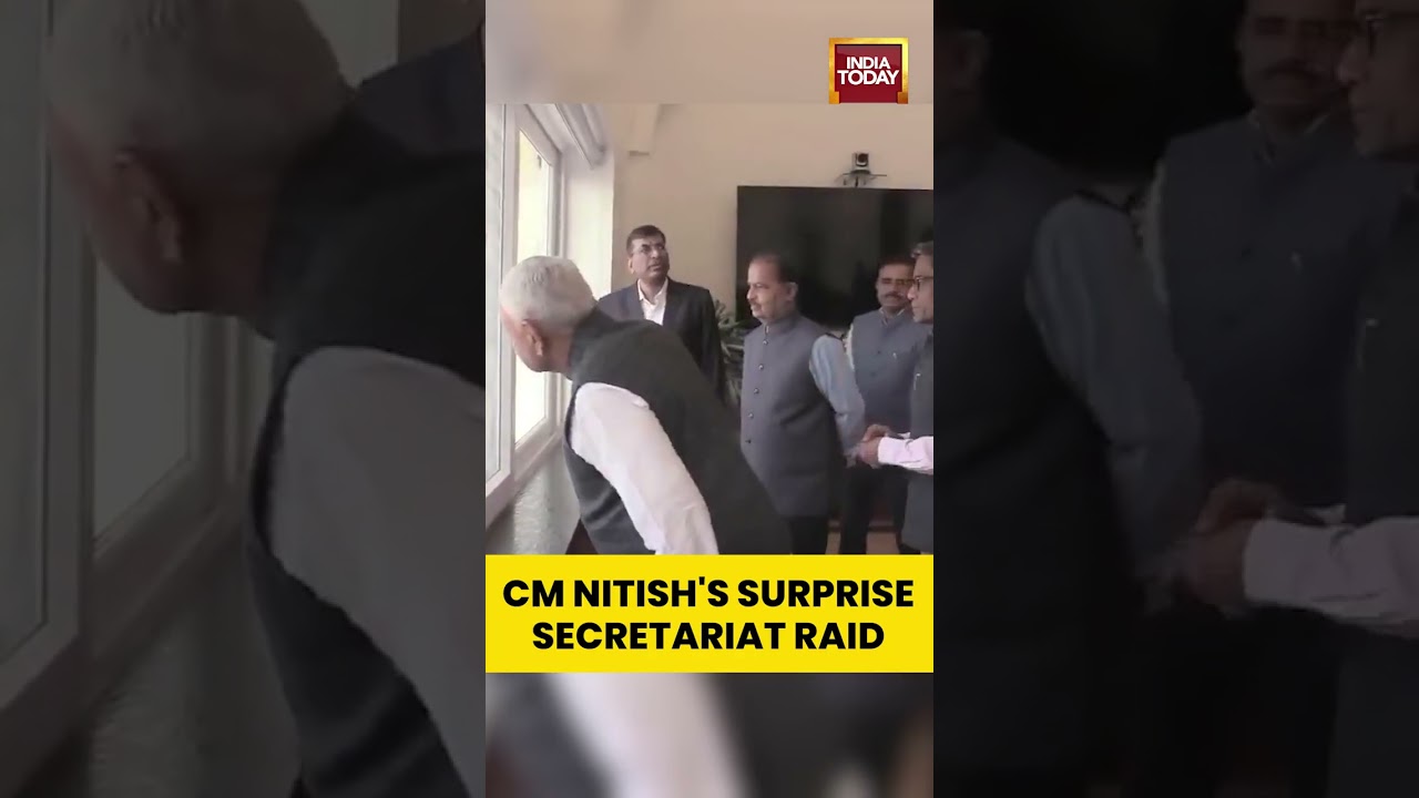 CM Nitish Kumar's Surprise Secretariat Check | India Today