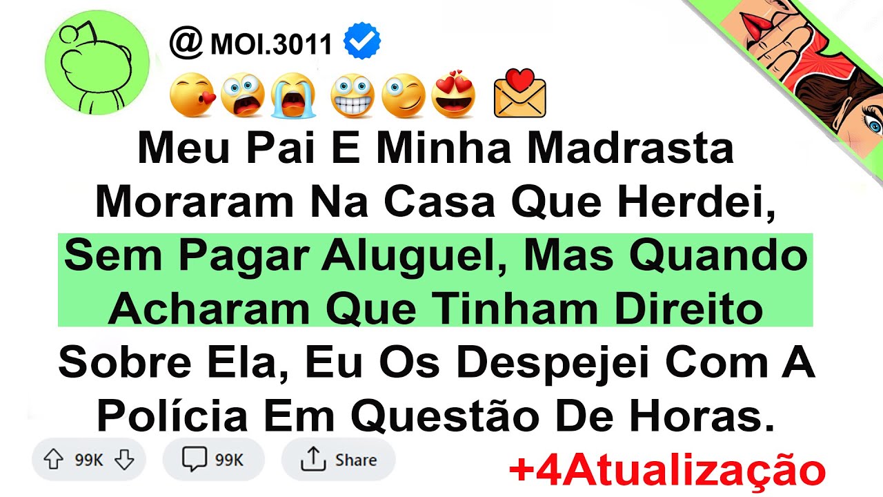 Meu Pai E Minha Madrasta Moraram Na Casa Que Herdei, Sem Pagar Aluguel, Mas Quando Acharam Que ...