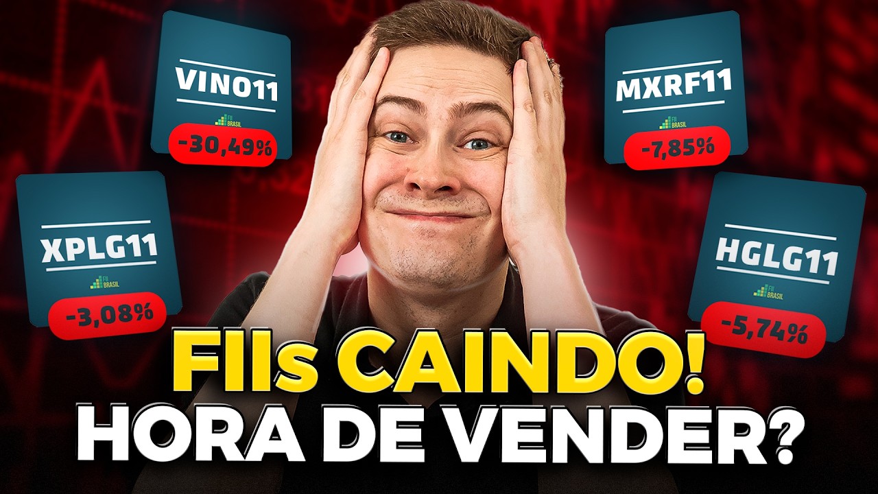 Seus FUNDOS IMOBILIÁRIOS estão CAINDO? Veja o que fazer!