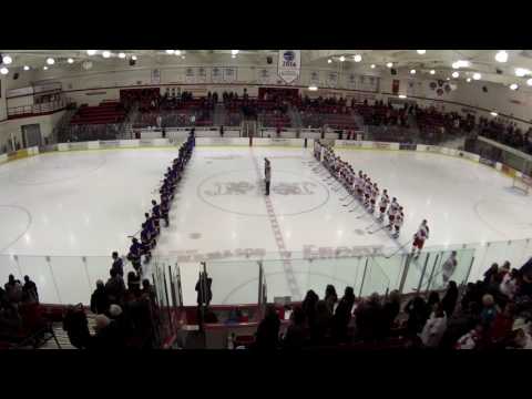 Andrew Ellis - The Star Spangled Banner - SUNY Plattsburgh Hockey - #1