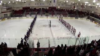 Andrew Ellis - The Star Spangled Banner - SUNY Plattsburgh Hockey - #1