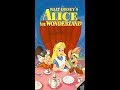 Opening To Walt Disney S Alice In Wonderland 1986 VHS