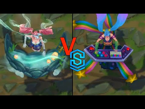 Spirit Blossom Springs Sona VS Arcade Sona