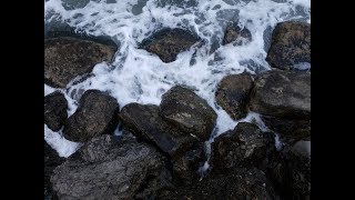 ШТОРМ АНАПА 11.01.19 МОРЕ ПЛЯЖ каменный и галечный Высокий берег Малая бухта