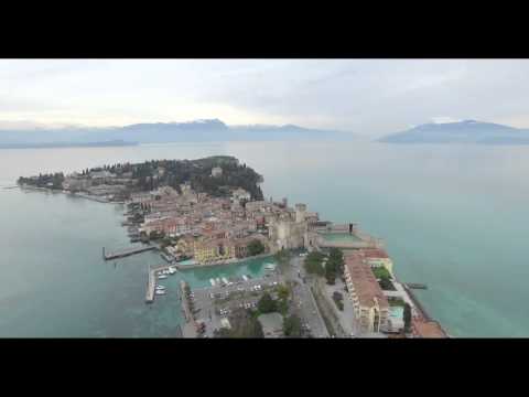 Lake Garda Italy , 4k Drone Fly