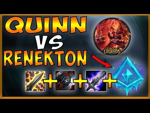 Best Quinn NA Vs. Renekton 68% K/P | This Build Has ZERO Counterplay Against Bruisers!
