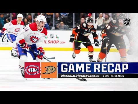 Canadiens @ Ducks 11/22 | NHL Highlights 2023