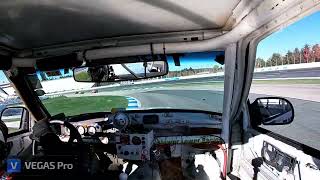 Matt Gain Green flag Day one of the Halloween Hooptiefest 2025 24 Hours of Lemons