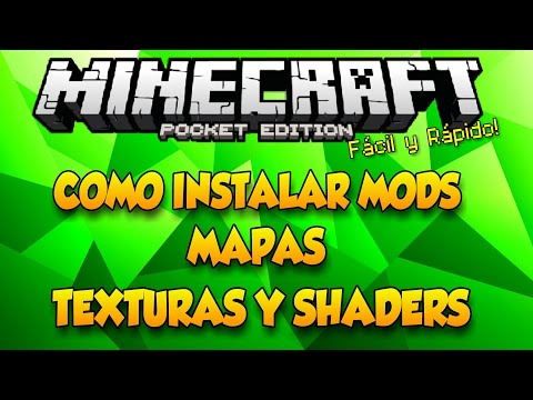 COMO INSTALAR MAPAS - TEXTURAS - MODS Y SHADERS - MINECRAFT PE 0.15.6 - BLOCK LAUNCHER - TUTORIAL Video