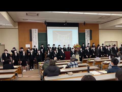 看護学科 学生らによる手話・歌唱　「未来へ」（Kiroro）