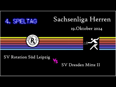 SV Rotation Süd Leipzig - SV Dresden Mitte 2 // Sachsenliga Herren