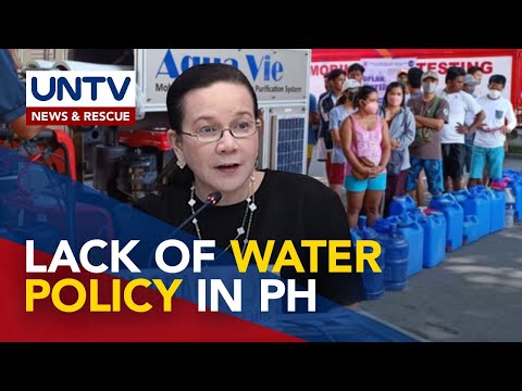 Sen. Poe claims water crisis in PH due to lack of water regulation