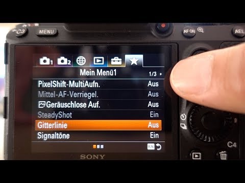 Wie funktioniert das Sony Mein Menü? Alpha 7R III, 7 III,  Alpha 9, RX10 IV und neuer (deutsch)