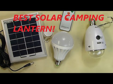 Review of solar led lamp kit