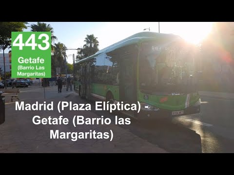 Viaje en Autobús interurb. 4️⃣4️⃣3️⃣ | Desde Madrid (Plaza Elíptica) até Sánchez Morate - Av.Ciudades