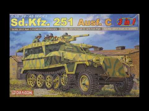 Dragon Models DML 6224 1/35 Sd.Kfz.251/7 Ausf.C Pionierpanzerwagen 3 i