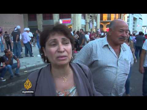 #YouStink protesters back on the streets of Beirut