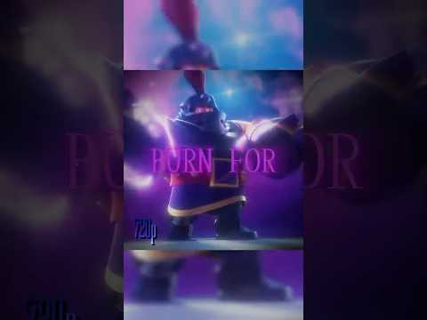 MEGA KNIGHT | I’D LET THE WORLD BURN HOODTRAP #phonkagressive #edit #clashroyale #trending