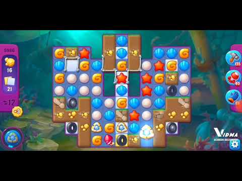 Fishdom. 5986 super hard level no boosters and diamonds