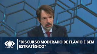 Fernando Schüler: "Discurso moderado de Flávio é bem estratégico" | BandNews TV