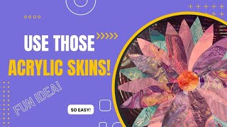 Acrylic Skins Flower Design- USE YOUR SKINS! 🌸