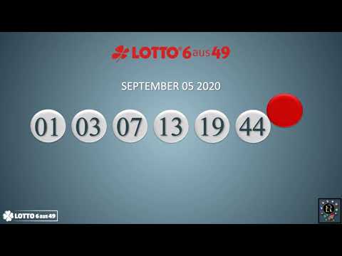 Lotto 6aus49 SEPTEMBER 05 2020 |05/09/2020 | World Lotto Result | Lotto 6aus49 Jackpot Result