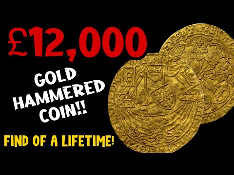 Every metal detectorists DREAM! A HUGE GOLD HAMMERED COIN!!! The find of a LIFETIME!! 🤩