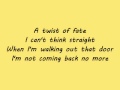 Emilia - twist of fate + lyrics 