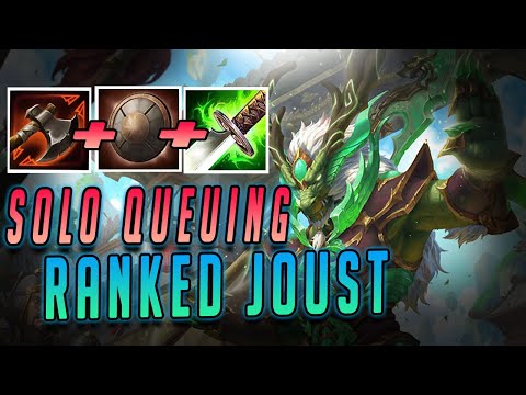SMITE - SOLO Q'D RANKED JOUST AGAINST PREMADES