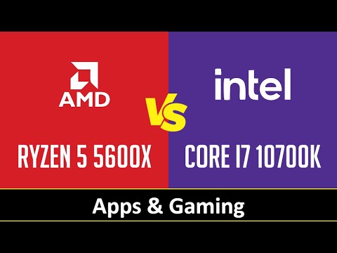 AMD Ryzen 5 5600X vs Intel Core i7 10700K - Apps & Gaming (RTX 4090)